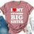 I Love My Awesome Big Sister Bella Canvas T-shirt Heather Mauve