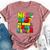 Next Stop Kindergarten Preschool Graduation 2023 Boys Girls Bella Canvas T-shirt Heather Mauve