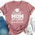 Proud Mom Of A 2024 Graduate Graduation Family 2024 Bella Canvas T-shirt Heather Mauve