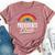 Providence Pride Lgbt Lesbian Gay Bisexual Rainbow Lgbtq Bella Canvas T-shirt Heather Mauve