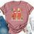 Retro Hap Pee Holidays Christmas Dialysis Nurse Kidney Nurse Bella Canvas T-shirt Heather Mauve