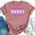 Retro Style Team Taurus Girl April Girl May Man Birthday Bella Canvas T-shirt Heather Mauve