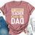 Teacher Fathers Day My Favorite Teacher Calls Me Dad Bella Canvas T-shirt Heather Mauve