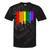 Birmingham Alabama Lgbtq Gay Pride Rainbow Skyline Tie-Dye T-shirts Black Tie-Dye