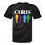 Chris 2024 Chris First Name Personalized For Women Tie-Dye T-shirts Black Tie-Dye