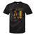 Class Of 2023 Graduation Dabbing African American Girl Tie-Dye T-shirts Black Tie-Dye