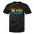 Drag King With Crown Rainbow Gay Pride Tie-Dye T-shirts Black Tie-Dye