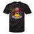 Firequacker 4Th Of July Rubber Duck Usa Flag Tie-Dye T-shirts Black Tie-Dye