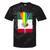 Lgbt Mexico Flag Zip Rainbow Mexican Gay Pride Tie-Dye T-shirts Black Tie-Dye