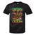 Junenth Black Queen Afro African American Tie-Dye T-shirts Black Tie-Dye