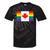 Lgbt Gay Pride Rainbow Canadian Flag Tie-Dye T-shirts Black Tie-Dye