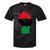 Pan African Unia Flag Fist Black History Black Liberation Tie-Dye T-shirts Black Tie-Dye