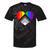Progress Pride Rainbow Heart Lgbtq Gay Lesbian Trans Tie-Dye T-shirts Black Tie-Dye