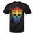 Rainbow Sugar Skull Day Of The Dead Lgbt Gay Pride Tie-Dye T-shirts Black Tie-Dye