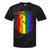 San Diego Lgbt Pride Month Lgbtq Rainbow Flag Tie-Dye T-shirts Black Tie-Dye