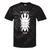 Senufo The Firespitter A Traditional African Mask Tie-Dye T-shirts Black Tie-Dye