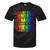 Like My Whiskey Straight Friends Proud Ally Lgbtq Gay Pride Tie-Dye T-shirts Black Tie-Dye