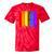 Boston Massachusetts Lgbtq Gay Pride Rainbow Skyline Tie-Dye T-shirts RedTie-Dye