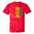 Junenth Sunflower African American Junenth Tie-Dye T-shirts RedTie-Dye