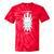Senufo The Firespitter A Traditional African Mask Tie-Dye T-shirts RedTie-Dye