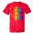Like My Whiskey Straight Friends Proud Ally Lgbtq Gay Pride Tie-Dye T-shirts RedTie-Dye