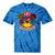 Firequacker 4Th Of July Rubber Duck Usa Flag Tie-Dye T-shirts Blue Tie-Dye