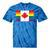 Lgbt Gay Pride Rainbow Canadian Flag Tie-Dye T-shirts Blue Tie-Dye