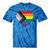 Progress Pride Flag Vintage Rainbow Heart Love Lgbt Pocket Tie-Dye T-shirts Blue Tie-Dye