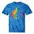 Retro Pittsburgh Skyline Rainbow Lgbt Lesbian Gay Pride Tie-Dye T-shirts Blue Tie-Dye