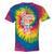 Asian American Pride Stop Asian Hate Distressed Tie-Dye T-shirts Rainbox Tie-Dye