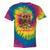 Junenth Black Queen Afro African American Tie-Dye T-shirts Rainbox Tie-Dye