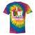 I Love My Ancestors Kente Pattern African Style Tie-Dye T-shirts Rainbox Tie-Dye