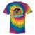 Neon Moon Cactus Country Mountain Vintage Retro Western Cow Tie-Dye T-shirts Rainbox Tie-Dye