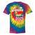 Senior Mom 2025 Class Of 2025 Graduation 2025 Back To School Tie-Dye T-shirts Rainbox Tie-Dye