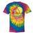 That's My Granddaughter Out There Softball Grandma Grandpa Tie-Dye T-shirts Rainbox Tie-Dye