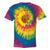 In A World Full Of Grandmas Be Mimi Sunflower Tie-Dye T-shirts Rainbox Tie-Dye