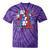 In My Baseball Poppy Era Groovy Baseball Pride Tie-Dye T-shirts Purple Tie-Dye