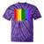 Binghamton New York Lgbtq Gay Pride Rainbow Skyline Tie-Dye T-shirts Purple Tie-Dye
