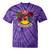 Firequacker 4Th Of July Rubber Duck Usa Flag Tie-Dye T-shirts Purple Tie-Dye