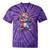 I Go Meow Colorful Singing Cat Tie-Dye T-shirts Purple Tie-Dye