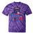 Hawk Tush Messy Bun Hawk Tuah 24 Spit On That Thing Tie-Dye T-shirts Purple Tie-Dye