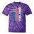 Icelandic Pride Proud Iceland Flag Men Tie-Dye T-shirts Purple Tie-Dye