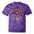 Junenth Dance American African Dancer With Djembe Drum Tie-Dye T-shirts Purple Tie-Dye