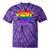 Mama Dragon Rainbow Colored Dragon Graphic Tie-Dye T-shirts Purple Tie-Dye