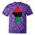 Pan African Unia Flag Fist Black History Black Liberation Tie-Dye T-shirts Purple Tie-Dye