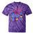 Pansexual Subtle Pan Pride Lgbtq Subtle Moon Phase Crystals Tie-Dye T-shirts Purple Tie-Dye