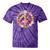 Peace Sign Love 60 S 70 S Hippie Outfits For Women Tie-Dye T-shirts Purple Tie-Dye