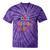 Pre-K Grad Preschool Graduation 2024 Unicorn Toddler Girl Tie-Dye T-shirts Purple Tie-Dye