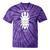 Senufo The Firespitter A Traditional African Mask Tie-Dye T-shirts Purple Tie-Dye