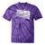 South Dakota Girl Vintage Distressed State Outline Women's Tie-Dye T-shirts Purple Tie-Dye